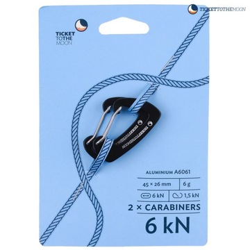 Карабин ТТТМ 6кН Легкий TMBINER06 1шт.