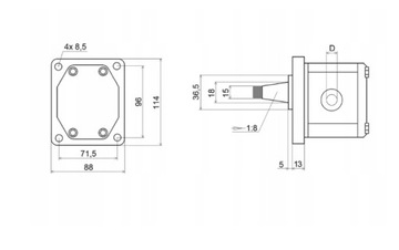 Multycloctor Gear на насосе насоса 16CM3 24L