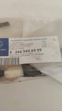 MERCEDES B W246 W242 SVAZEK PŘÍVODŮ DVEŘE A2465406909 NOVÁ