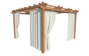 Zasłona ogrodowa ZACIEMNIAJĄCA TARASOWA NA BALKON PERGOLA 155x220