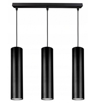 LAMPA TUBA-3 WISZĄCA SUFITOWA NOWOCZESNA 3 KOLORY