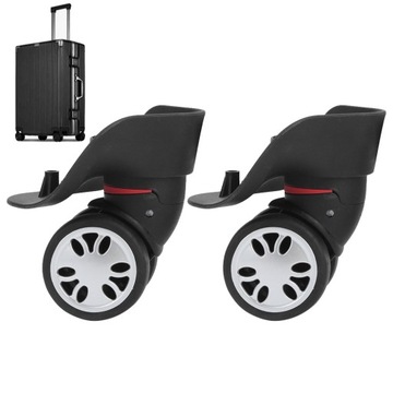 2 ШТ. ЧАСТЬ КОЛЕСА ЧЕМОДАНА, ОБСЛУЖИВАНИЕ БАГАЖА, РЕМОНТНЫЕ ЧАСТИ, ЧЕРНЫЙ