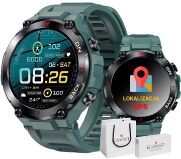 Smartwatch Giewont GW460-2 Zielony GPS