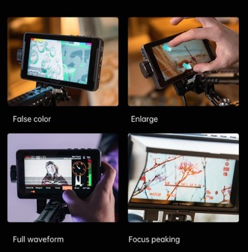 Monitor podglądowy VILTROX DC-550 HD HDMI 3D LUT + akumulator HDMI etui