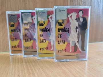 Kasety NIE WRÓCĄ TE LATA vol 1,2,3,4 zestaw