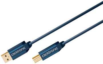 Кабель (для принтера) USB 2.0 A/B 3м Clicktronic