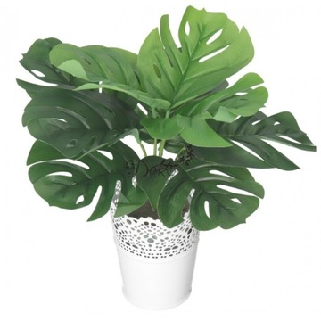 ИСКУССТВЕННЫЕ ЦВЕТЫ ЛИСТЬЯ МОНСТЕРА БУКЕТ МОНСТЕРА