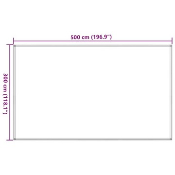 vidaXL Подкладка для палатки Светло-зеленый 300x500 см HDPE