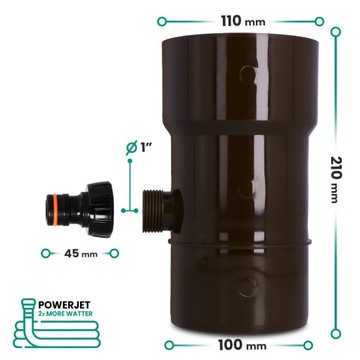 ДОЖДЕВОЙ УБОРНИК 110 ММ ДОЖДЕВОЙ СБОРНИК ДОЖДЕВЫЕ ЖЕЛОБЫ РЕГЕНЕРАЦИИ ДОЖДЯ