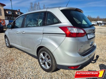 Ford C-MAX II Minivan 1.0 EcoBoost 100KM 2014 Ford C-MAX Czujniki Parkowania Klimatyzacja Grzane Fotele Pelen Serwis, zdjęcie 4