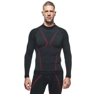 Футболка Dainese THERMO LS чёрная/красная