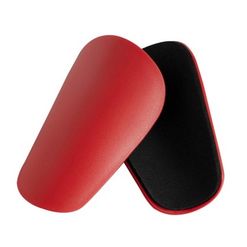 Ochraniacze piłkarskie Lekkie nagolenniki Akcesoria Compact Red 10x6cm