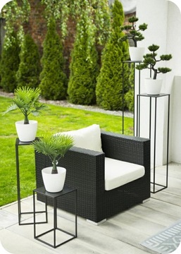 Подставка для цветов Лофт, 100 см, современная, стильная, высокая, металлическая