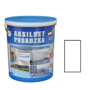 AKSILBET POSADZKA DO BETONU BIAŁY RAL9010 5L