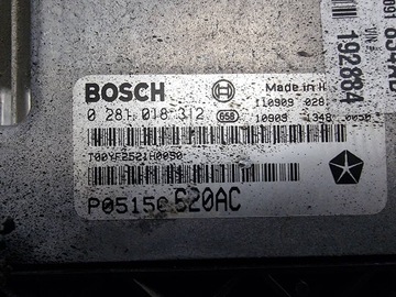 JEDNOTKA MOTORU ECU P05150620AC FIAT FREEMONT