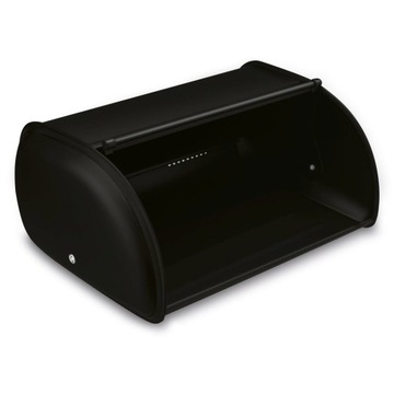 Duży chlebak metalowy czarny Satino Black