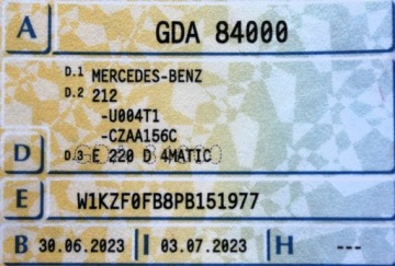 Mercedes Klasa E W213 Limuzyna Facelifting 2.0 220d 200KM 2023 Mercedes E 220 SalonPL FV23% 4-Matic AMG+Night, zdjęcie 6