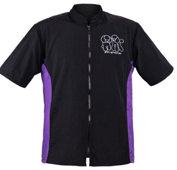 BLUZA KOSMETYCZNA KURTECZKA WETERYNARYJNEGO DO ZWIERZĄT 3XL LEKKA CZARNA