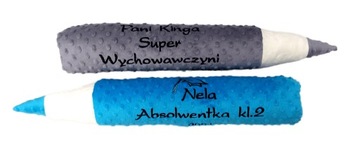 PODUSZKA kredka prezent ŚLUBOWANIE NAUCZYCIEL haft