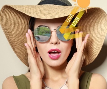Okulary przeciwsłoneczne damskie Cote Exclusive 327-13 etui szmatka UV400