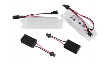 LAMPKI LED TABLICA REJESTR INSIGNIA ASTRA H CORSA