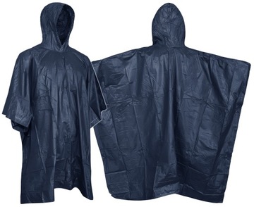 Peleryna PRZECIWDESZCZOWA PONCZO PONCHO MIL-TEC PVC Granatowa Navy