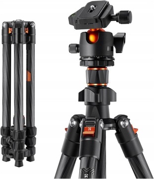 ULTRALIGHT K&F CARBON TRIPOD 162CM K254C2 ШТАТИВ из углеродного волокна