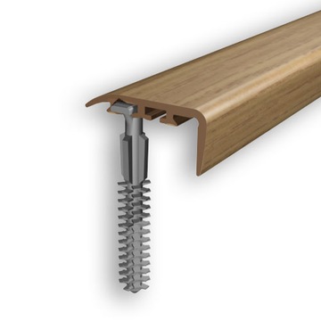 LISTWA KĄTOWNIK SCHODOWY 30x14mm PVC DĄB 2E 2m