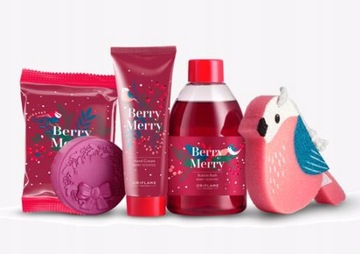 ORIFLAME Zestaw Merry Berry 4w1 - Świąteczny Zestaw Prezentowy