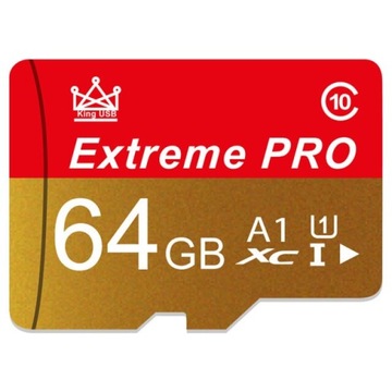 DEDYKOWANA KARTA PAMIĘCI DO KAMER 64GB MICRO SD !