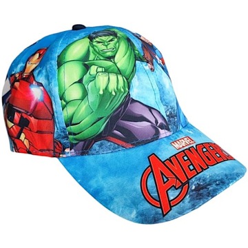 Czapka z daszkiem dziecięca bejsbolówka Avengers Hulk 54