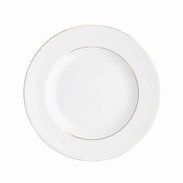 Talerz obiadowy płytki porcelana MariaPaula Złota Linia 20 cm