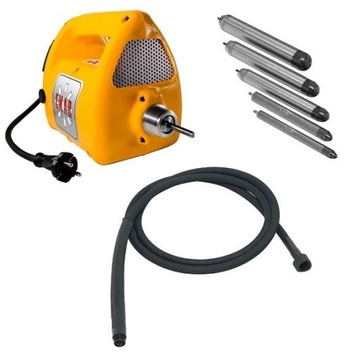 Wibrator ENAR AVMU + wałek giętki 2m + buława 40mm