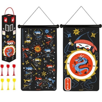 Gra RZUTKI magnetyczne Wojownicy Ninja JANOD