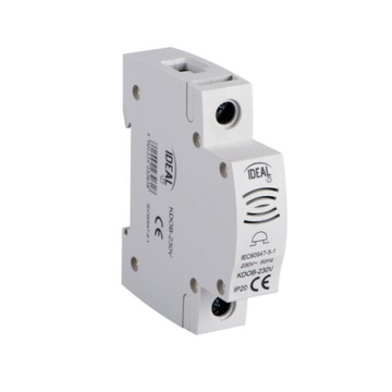 IDEAL KANLUX Dzwonek modułowy na szynę TH35 KDOB-230V 23261
