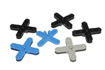 155*LEGO ŚMIGŁO 2479 WIATRAK 5x5 CZARNY SZARY 6szt