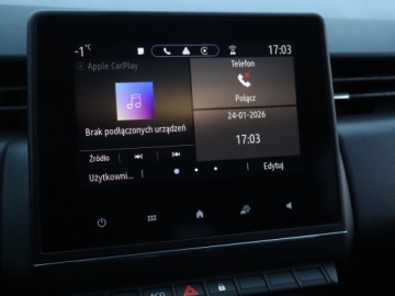 Renault Clio V Hatchback 5d Hybrid 1.6 E-TECH 140KM 2020 Renault Clio E-Tech Hybrid, Salon Polska, zdjęcie 11