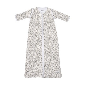 Meyco Baby Cheetah śpiworek dziecięcy z odpinanymi rękawami - taupe - 70cm