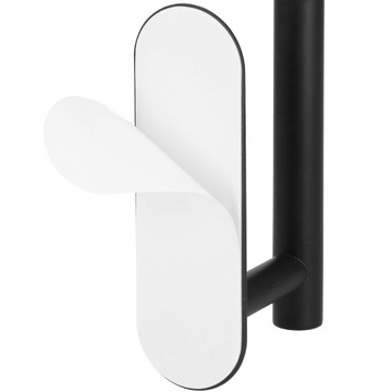 ДЕРЖАТЕЛЬ ДЛЯ ПОЛОТЕНЦА БУМАГИ ВЕШАЛКА ПОДСТАВКА МАТОВАЯ ЧЕРНАЯ СТАЛЬ МЕТАЛЛ LOFT