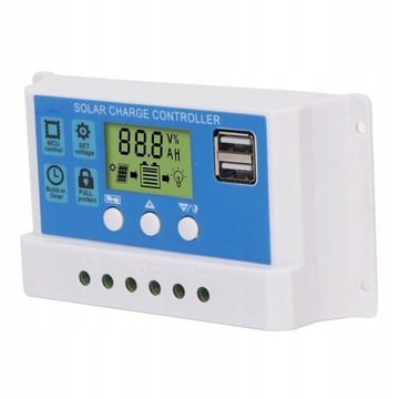 REGULATOR ŁADOWANIA 30A KONTROLER SOLARNY 12V24V