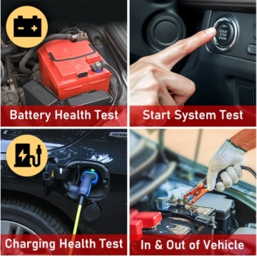ДИАГНОСТИЧЕСКИЙ ТЕСТЕР АККУМУЛЯТОРОВ OBD2 и 12 В PL