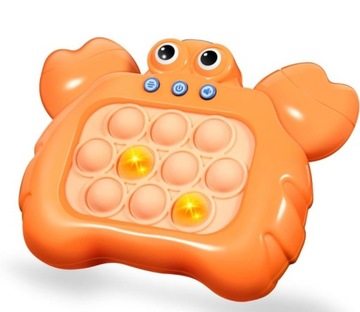 ЭЛЕКТРОННАЯ ИГРУШКА ДЛЯ ДЕТЕЙ POP IT АНТИСТРЕСС НАВЫК КРАБ