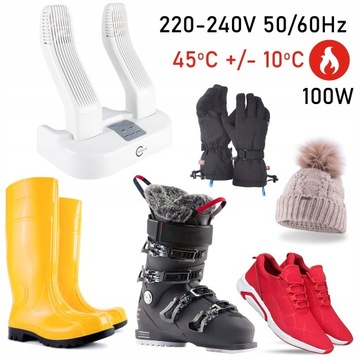 SUSZARKA DO BUTÓW Odzieży Z OZONEM Dezynfekcja DUŻA MOCNA WYDAJNA