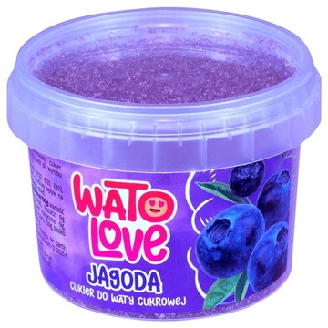 KOLOROWY CUKIER DO WATY CUKROWEJ 100g JAGODOWY Cukier do Maszyny Fioletowy