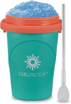 ChillFactor Многоразовая чашка для приготовления слякоти, домашний сорбет для слякоти и замороженный