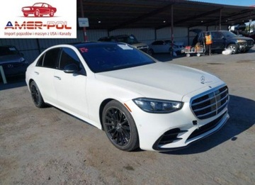 Mercedes Klasa S W223/V223 2023 Mercedes-Benz Klasa S 500 4Matic 2023 3.0l 3.0 Benzyna 429KM