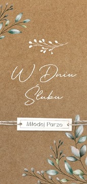 Na ślub kartki z życzeniami eco Premium DLAS120