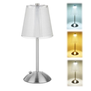 ELEGANCKA NOWOCZESNA LAMPA STOŁOWA LED BEZPRZEWODOWA STEROWANIE DOTYKOWE
