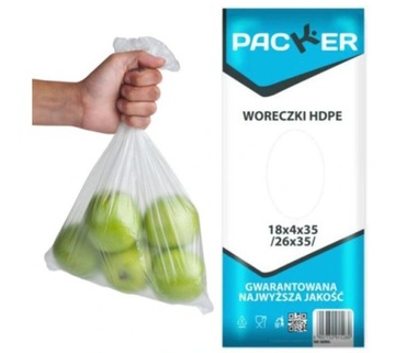 Woreczki Packer 26x35 cm przezroczyste 700 sztuk