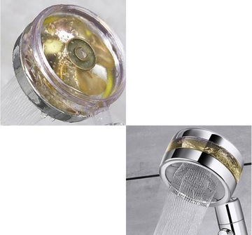 БОЛЬШОЙ 2-ФУНКЦИОНАЛЬНЫЙ ДУШЕВОЙ РУЧКА С ТУРБИННЫМ ВЕНТИЛЯТОРОМ + ЭКО-ФИЛЬТР